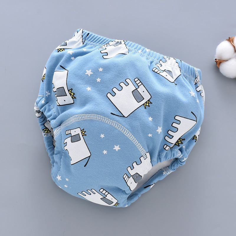 Slip/culotte d'entrainement réutilisable Petit Moussaillon pour l'apprentissage de la propreté motifs éléphant