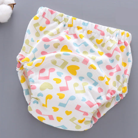 Slip/culotte d'entrainement réutilisable Petit Moussaillon pour l'apprentissage de la propreté motif notes de musique