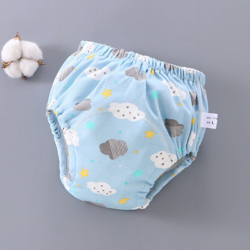 Slip/culotte d'entrainement réutilisable Petit Moussaillon™ pour l'apprentissage de la propreté motifs nuages