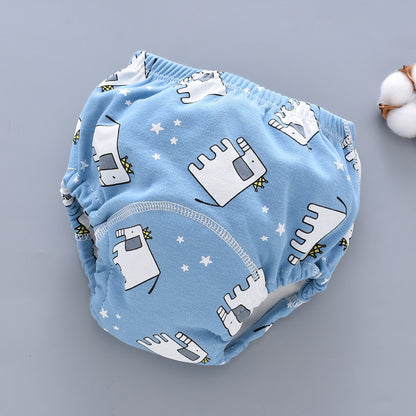 Slip/culotte d'entrainement réutilisable Petit Moussaillon pour l'apprentissage de la propreté motifs éléphant